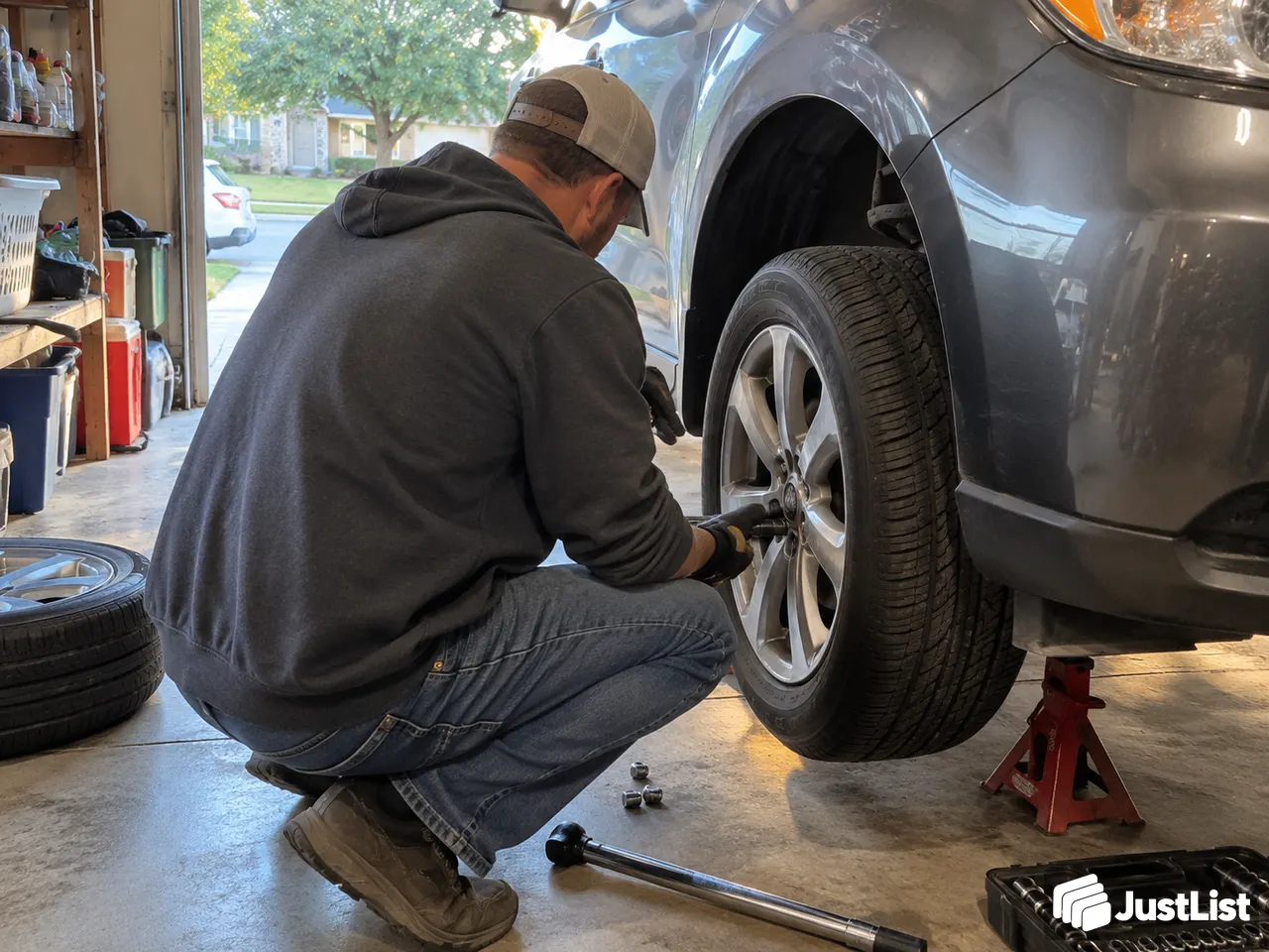 Tire changes — vehicle details first · Austin
