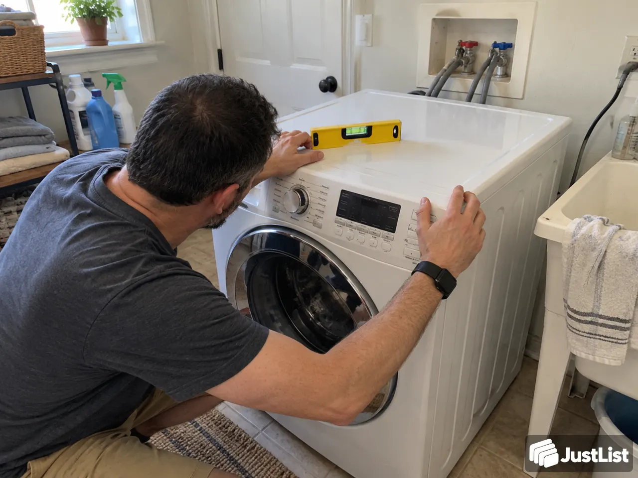 Freestanding appliance setup help