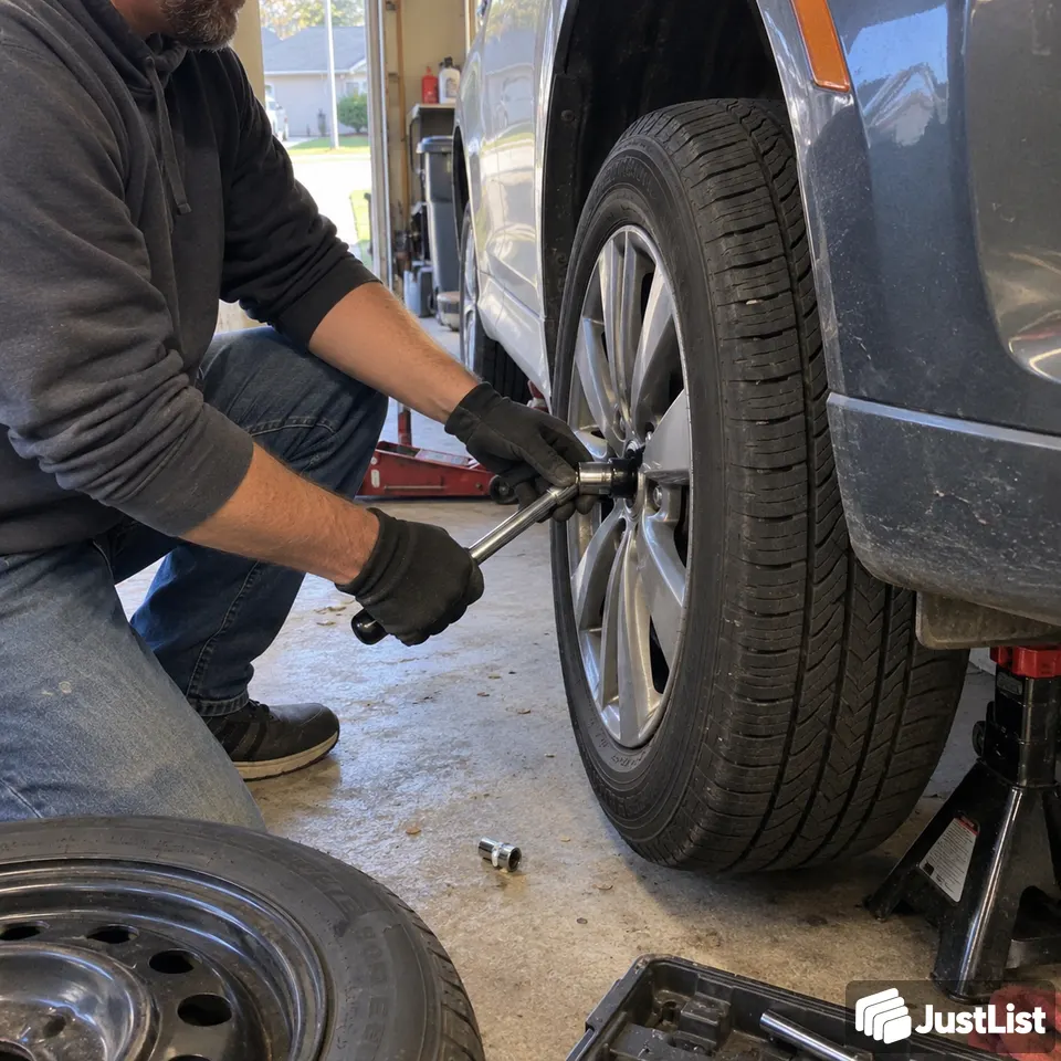 Tire changes — vehicle details first