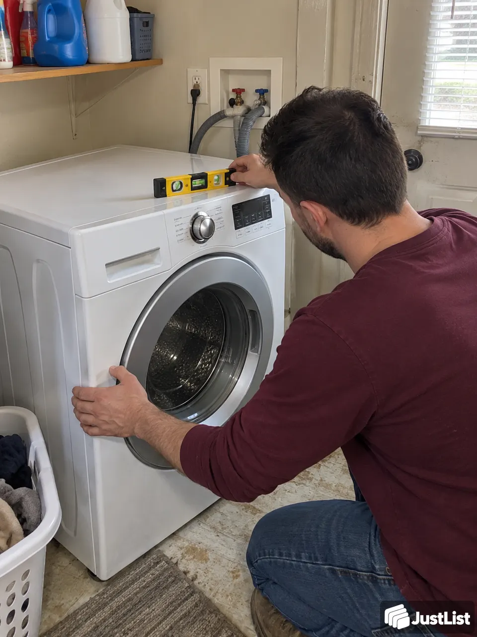 Freestanding appliance setup help