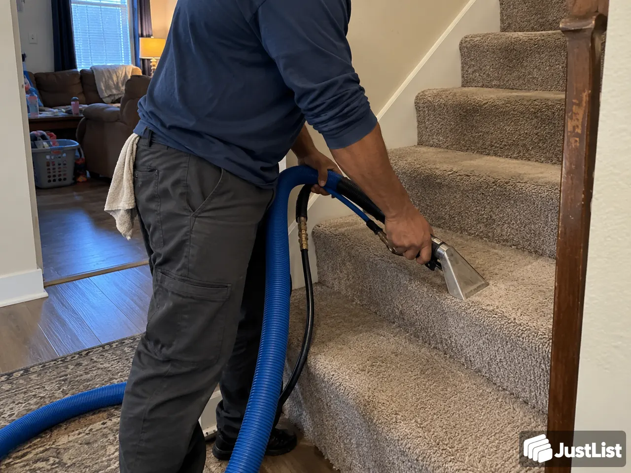 Dallas: Carpet spots and everyday dirt