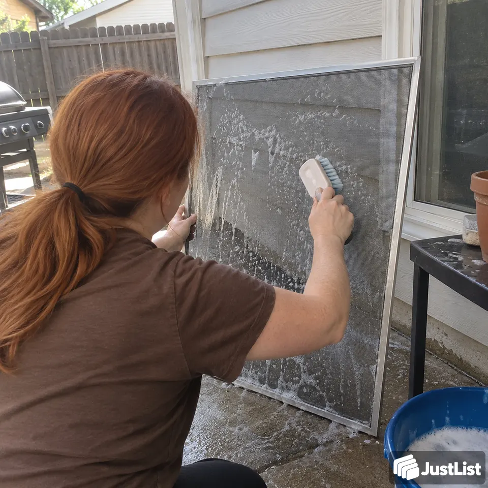 Glass, screens and grubby window tracks