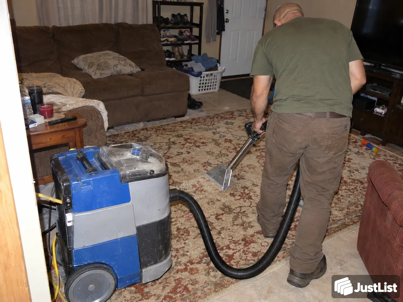 Carpet cleaning — rooms or stairs