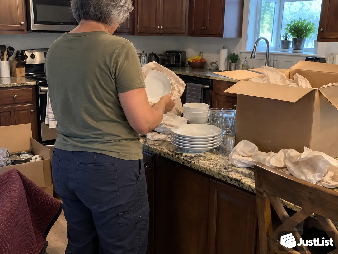 Houston: Boxes packed by room, not by panic