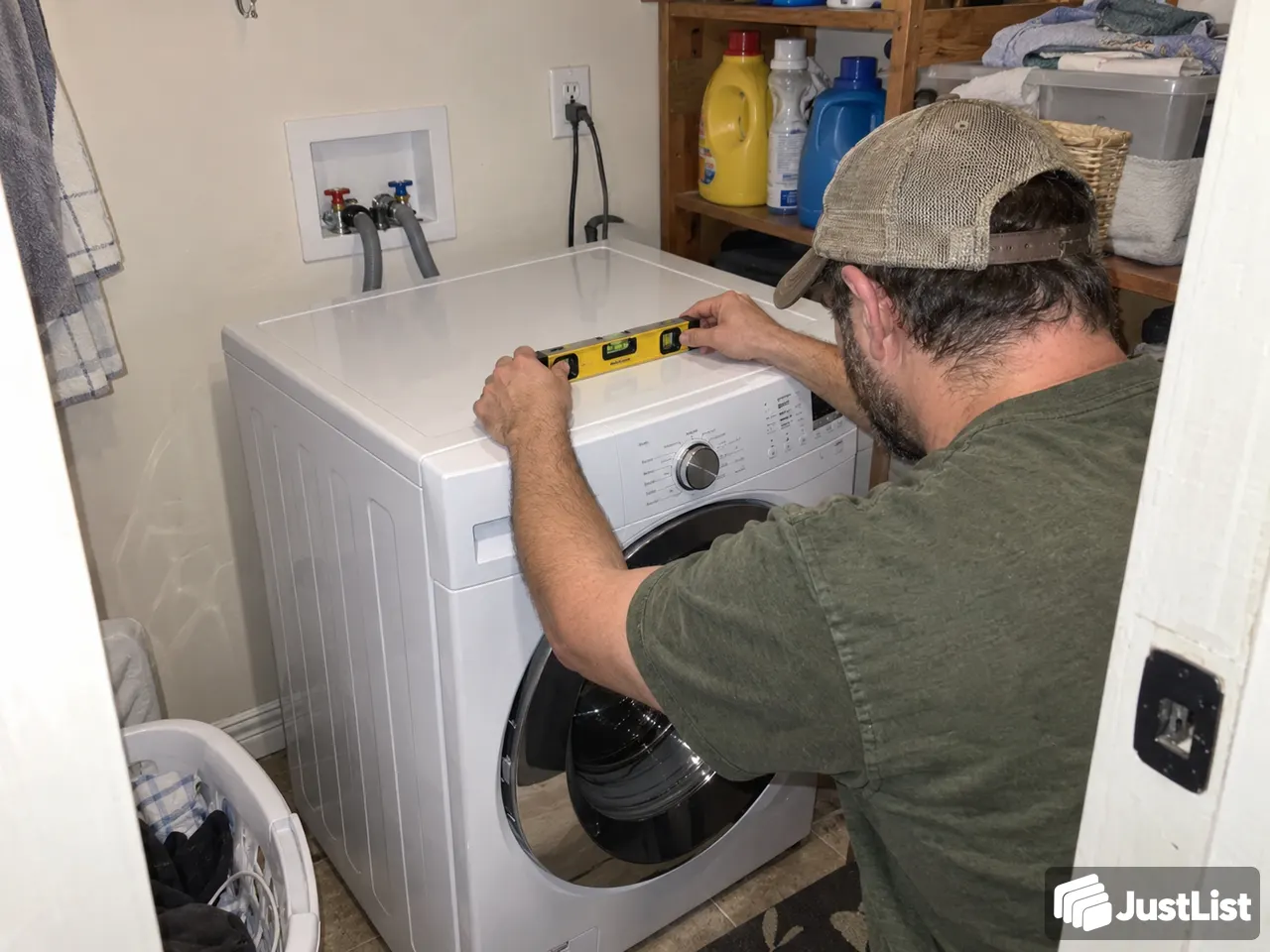 Houston: Washer setup using existing connections