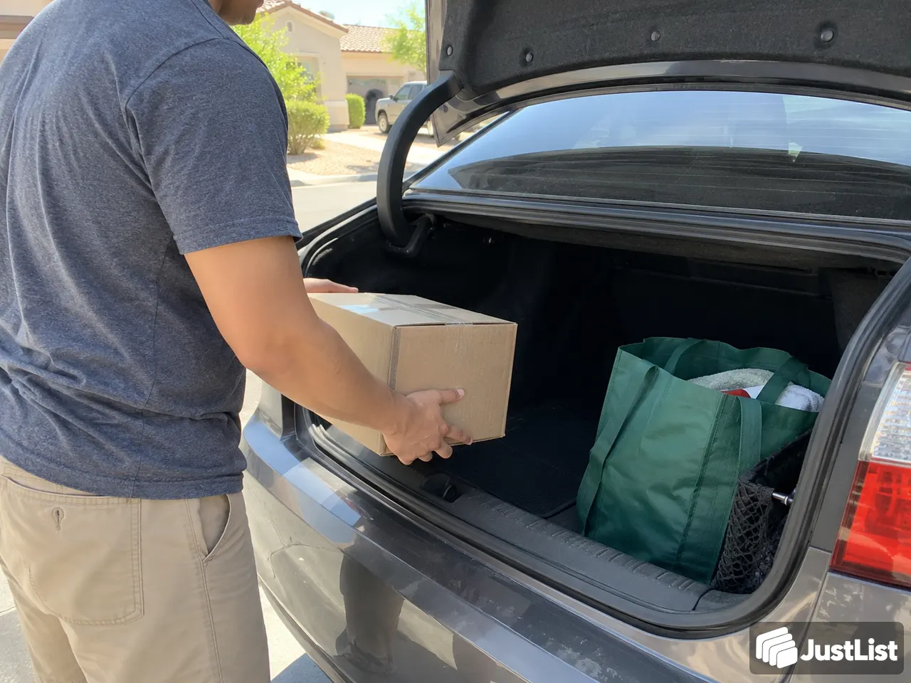 A parcel across town