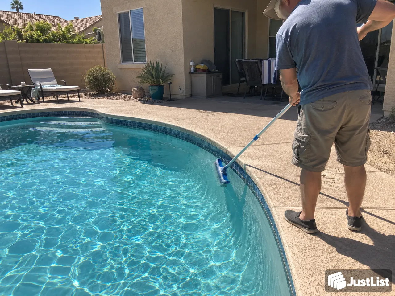 Residential pool cleanup and maintenance