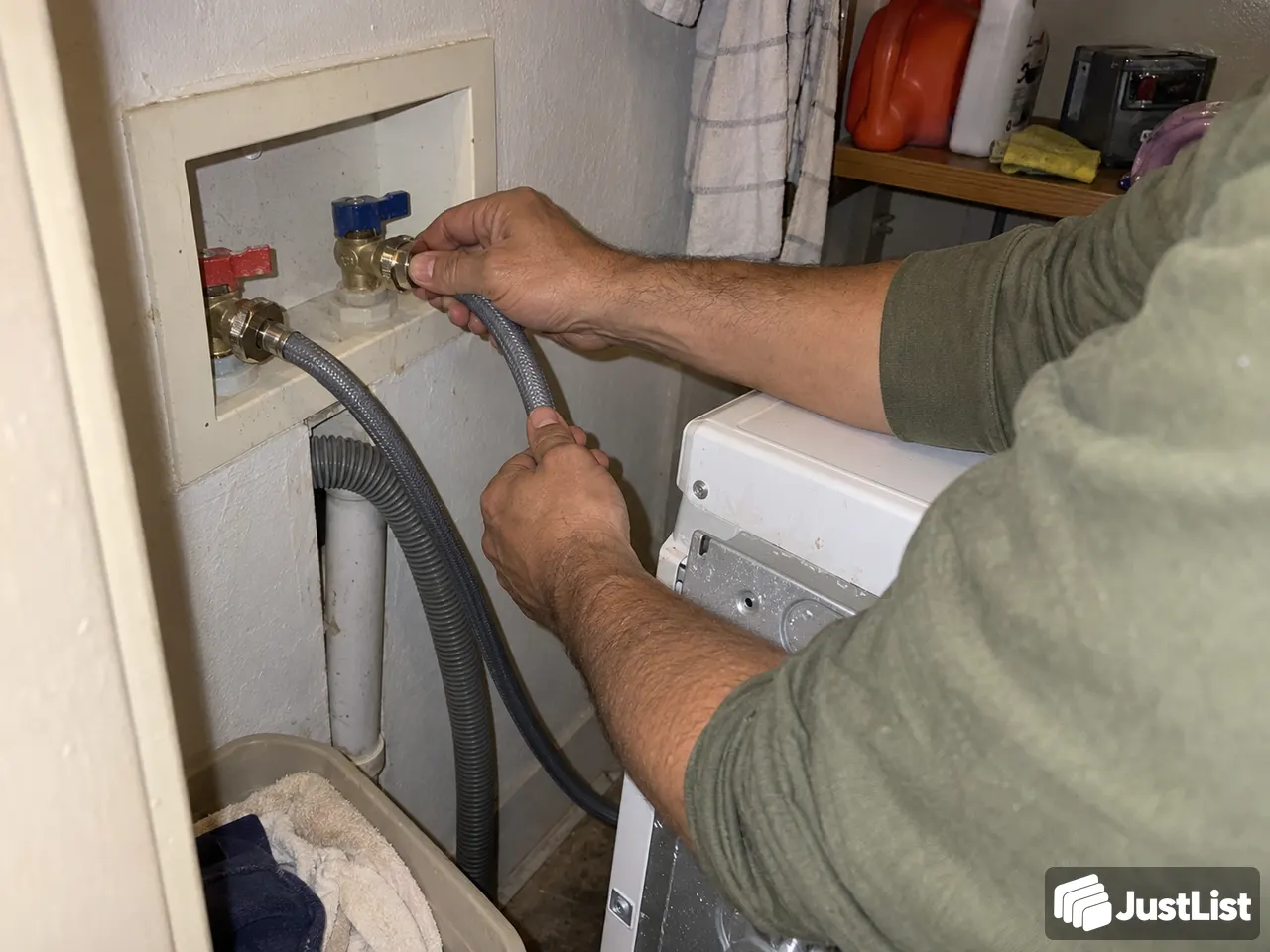 Freestanding appliance setup help
