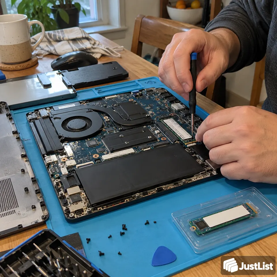 Laptop setup, upgrades and troubleshooting
