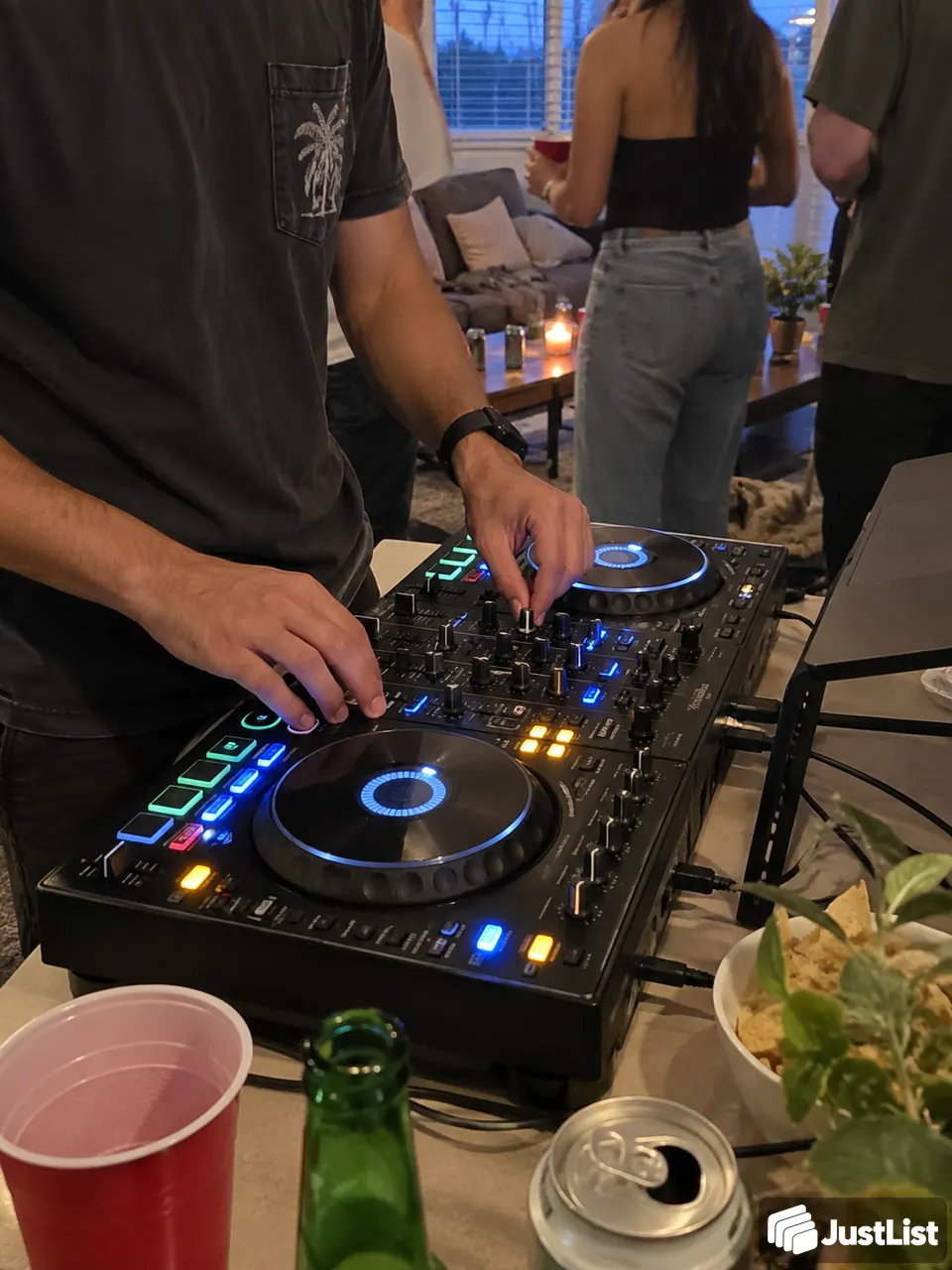 DJ for a smaller party, with your music in mind