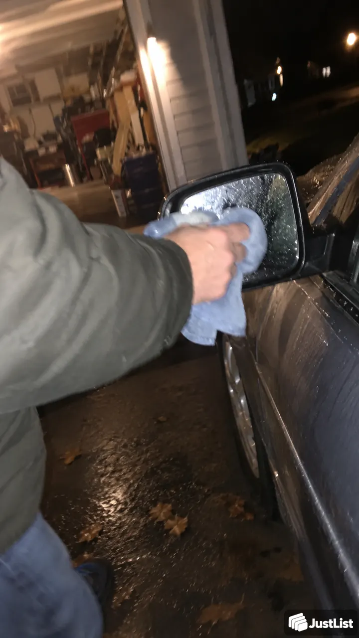 Interior car cleaning and detailing