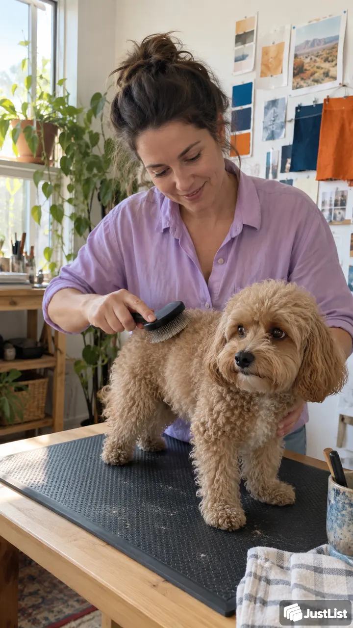 Wash the dog, keep the comfort