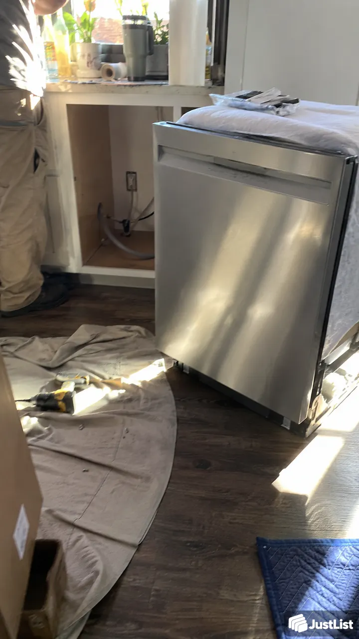 Washer setup using existing connections
